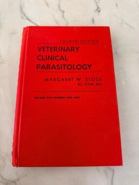 Veterinary Clinical Parasitology by Margaret W Sloss 4th edition 1970